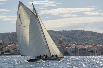 26 09 2020, Saint-Tropez (FRA,83), Les Voiles de Saint-Tropez 2020, Day 1, Training, Finish Yacht Club de France Cup Cannes - Saint-Tropez