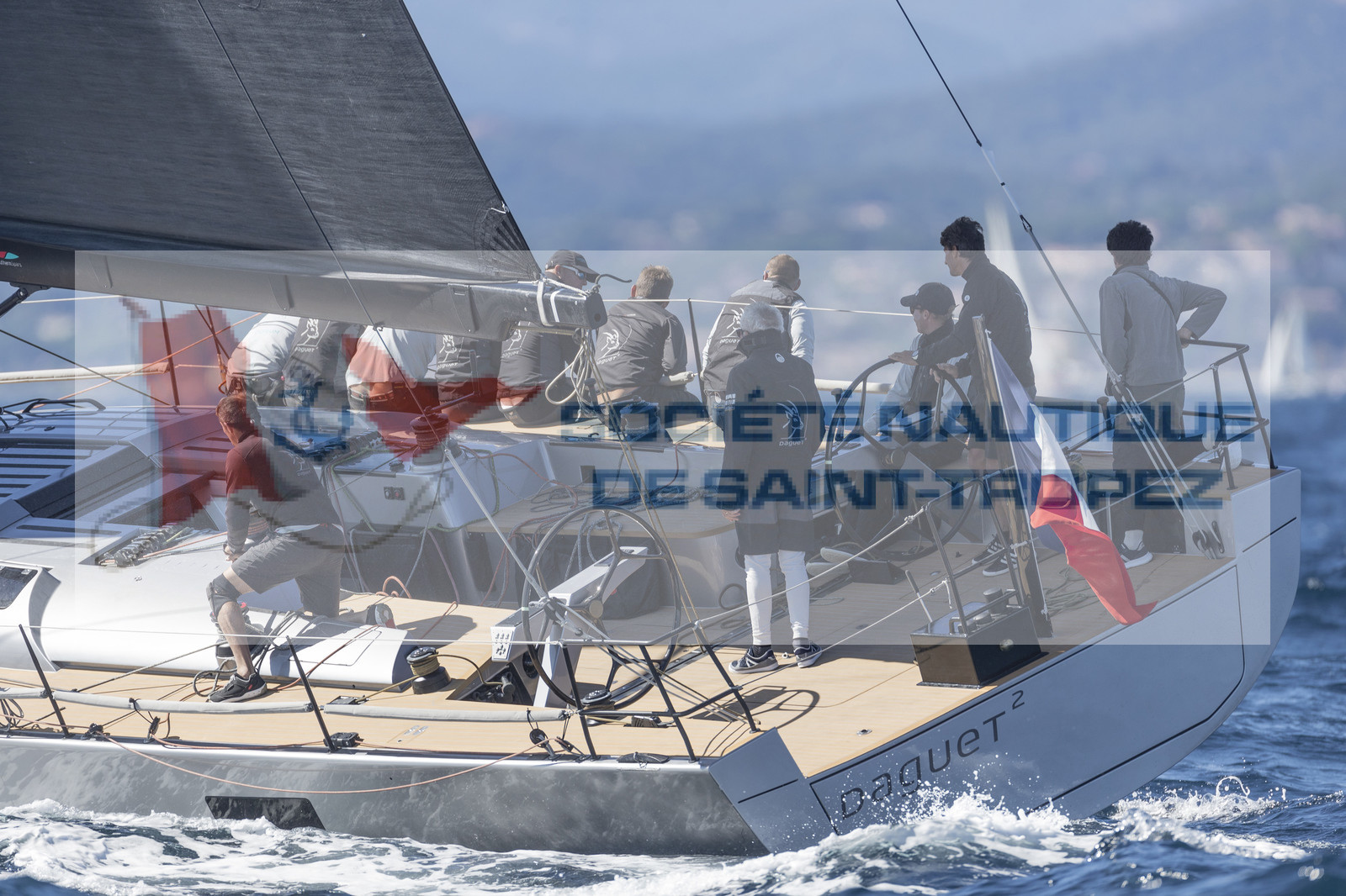 26 09 2020, Saint-Tropez (FRA,83), Les Voiles de Saint-Tropez 2020, Day 1, Training, Finish Yacht Club de France Cup Cannes - Saint-Tropez