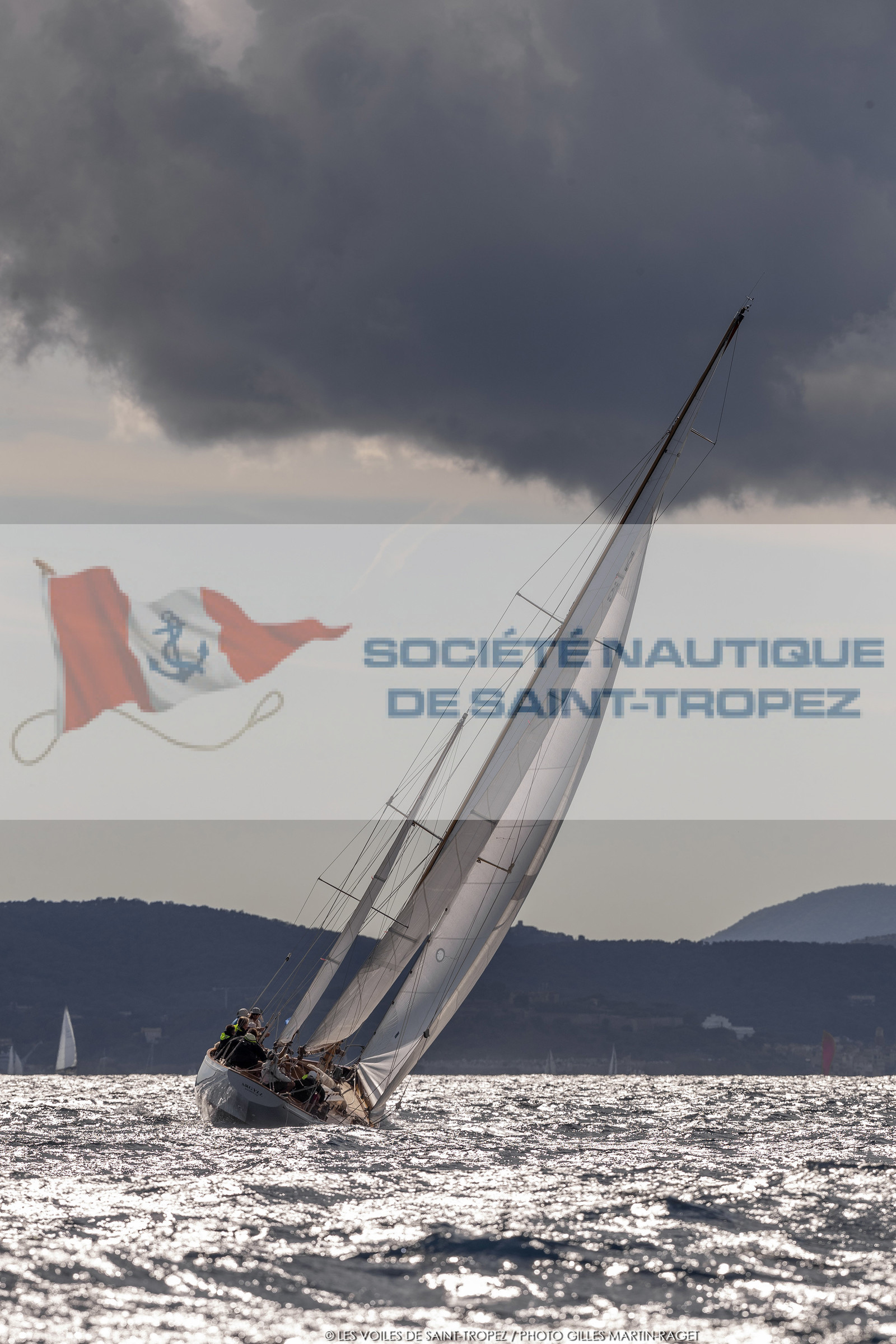 25 09 2022, Saint-Tropez (FRA, 83), Les Voiles de Saint-Tropez 2022, Arrivée des bateaux et de la Coupe d'Automne du Yacht Club de France