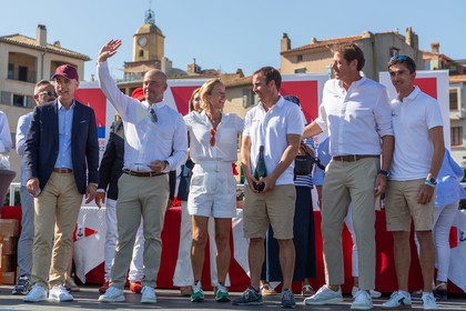 08 10 2023, Saint-Tropez (FRA,83), Les Voiles de Saint-Tropez 2023, Prizegiving classics and moderns