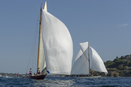 30 09 2018, Saint-Tropez (FRA, 83), Les Voiles de Saint-Tropez 2018, arrivée de Cannes-Saint-Tropez, Coupe du Yacht Club de France