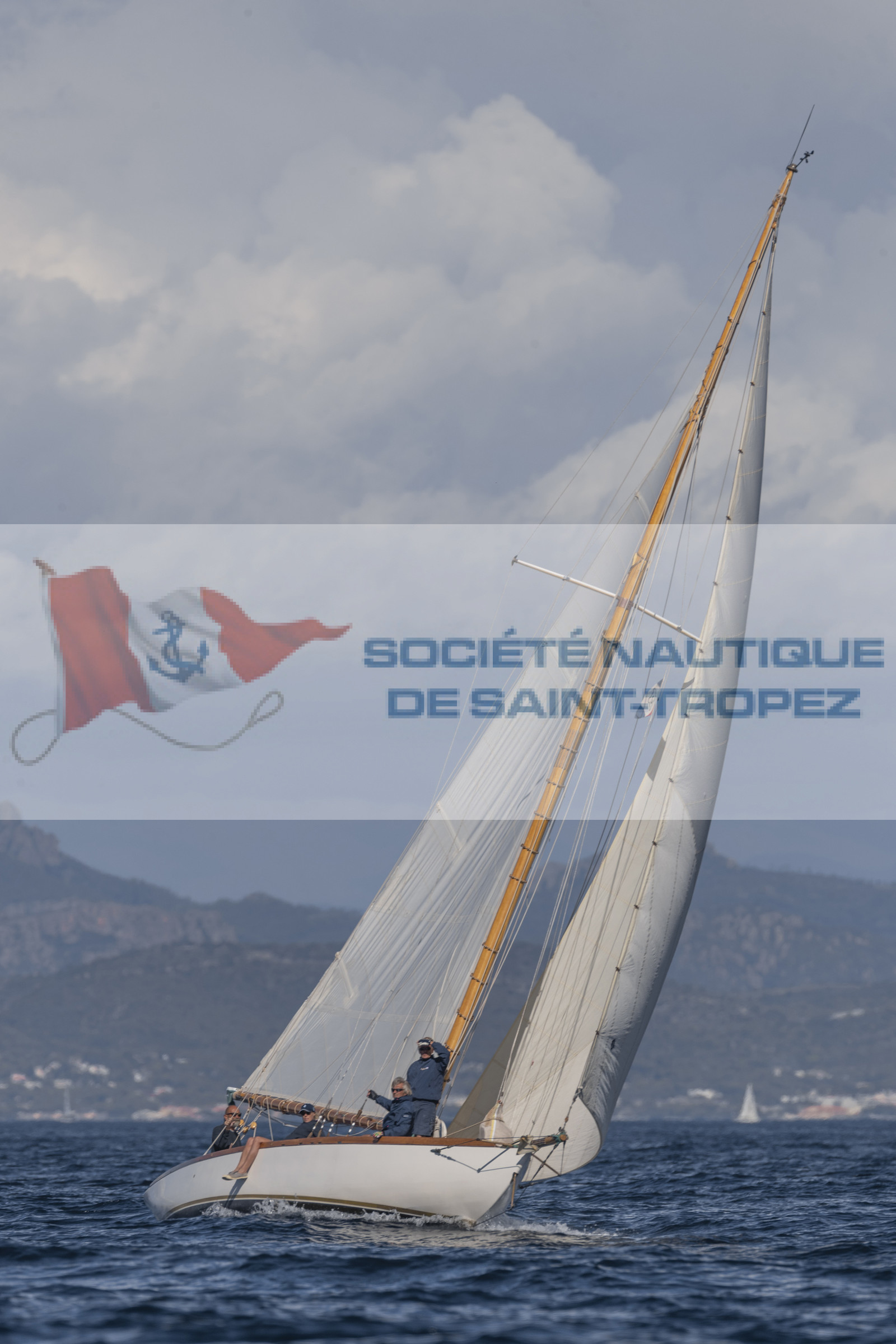 26 09 2020, Saint-Tropez (FRA,83), Les Voiles de Saint-Tropez 2020, Day 1, Training, Finish Yacht Club de France Cup Cannes - Saint-Tropez