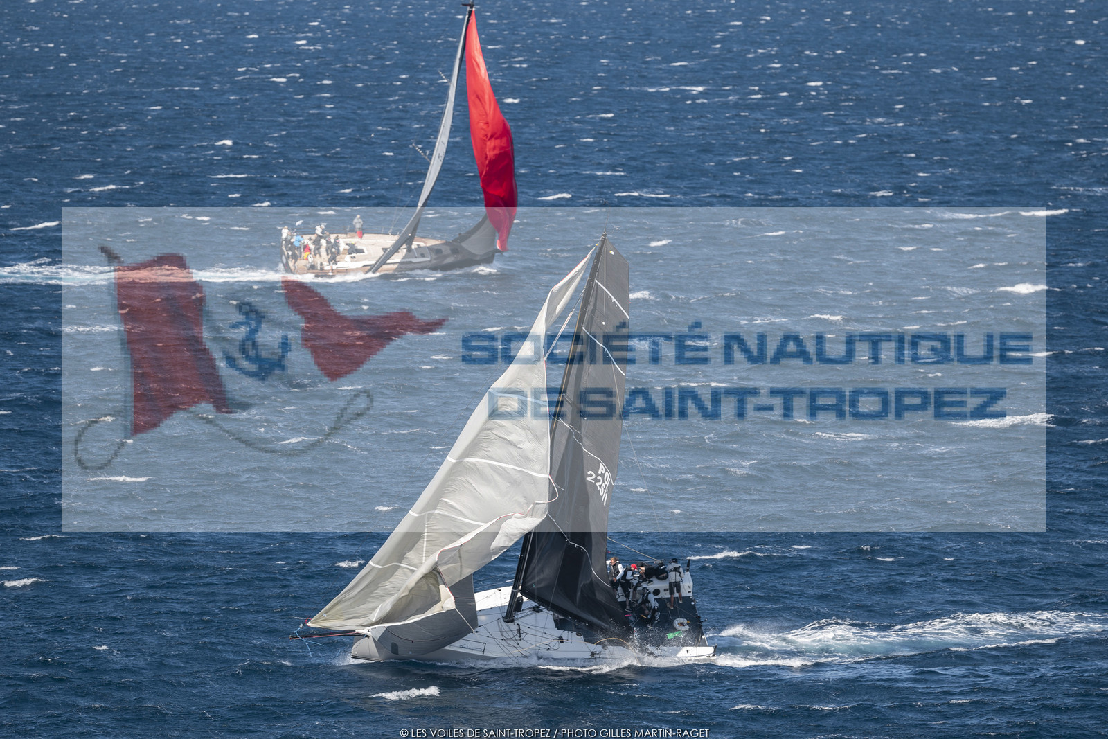 28 09 2022? Saint-Tropez,(FRA,83), Les Voiles de Saint-Tropez 2022 Régate N° 2 poup les modernes, navigation libre pour les grandes goélettes