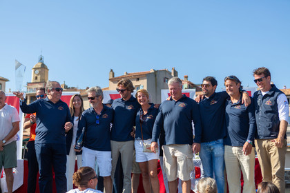 08 10 2023, Saint-Tropez (FRA,83), Les Voiles de Saint-Tropez 2023, Prizegiving classics and moderns