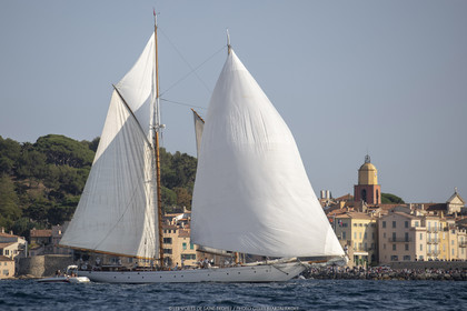30 09 2018, Saint-Tropez (FRA, 83), Les Voiles de Saint-Tropez 2018, arrivée de Cannes-Saint-Tropez, Coupe du Yacht Club de France