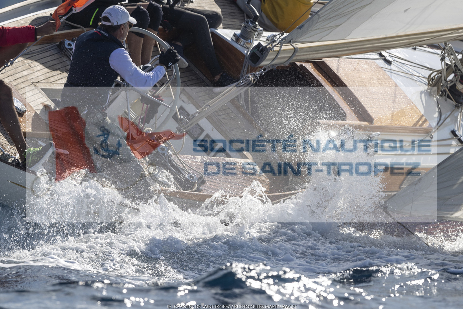 25 09 2022, Saint-Tropez (FRA, 83), Les Voiles de Saint-Tropez 2022, Arrivée des bateaux et de la Coupe d'Automne du Yacht Club de France, Oiseau de Feu