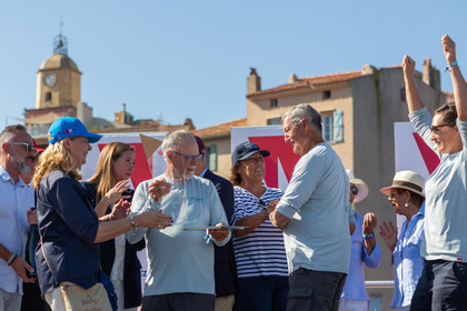 08 10 2023, Saint-Tropez (FRA,83), Les Voiles de Saint-Tropez 2023, Prizegiving classics and moderns