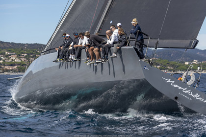 02 10 2022, Saint-Tropez (FRA,83), Voiles de Saint-Tropez 2022,  entraînement des maxis