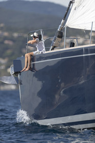 26 09 2020, Saint-Tropez (FRA,83), Les Voiles de Saint-Tropez 2020, Day 1, Training, Finish Yacht Club de France Cup Cannes - Saint-Tropez