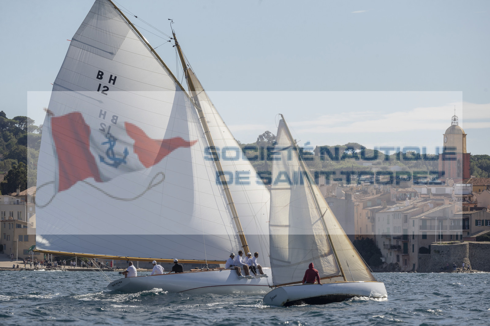 26 09 2020, Saint-Tropez (FRA,83), Les Voiles de Saint-Tropez 2020, Day 1, Training, Finish Yacht Club de France Cup Cannes - Saint-Tropez