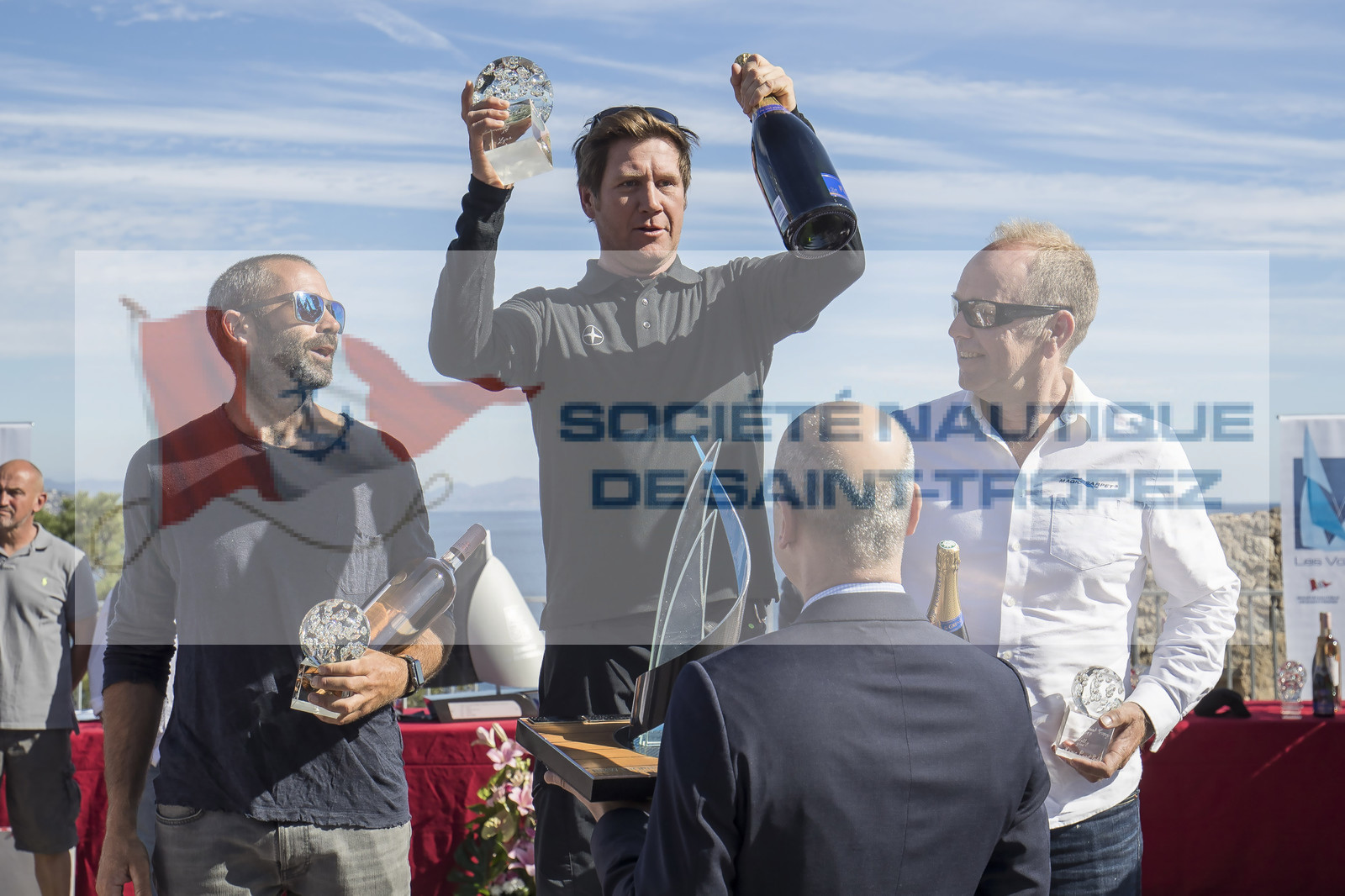 06 10 2017, Saint-Tropez (FRA,83), Les Voiles de Saint-Tropez 2017, jour , Remise des prix