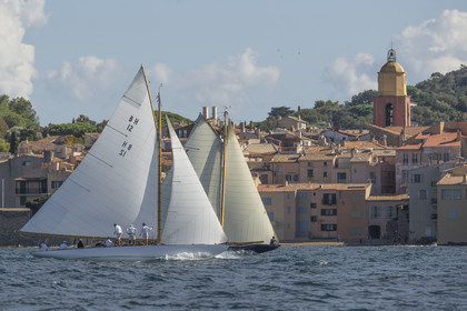 26 09 2020, Saint-Tropez (FRA,83), Les Voiles de Saint-Tropez 2020, Day 1, Training, Finish Yacht Club de France Cup Cannes - Saint-Tropez