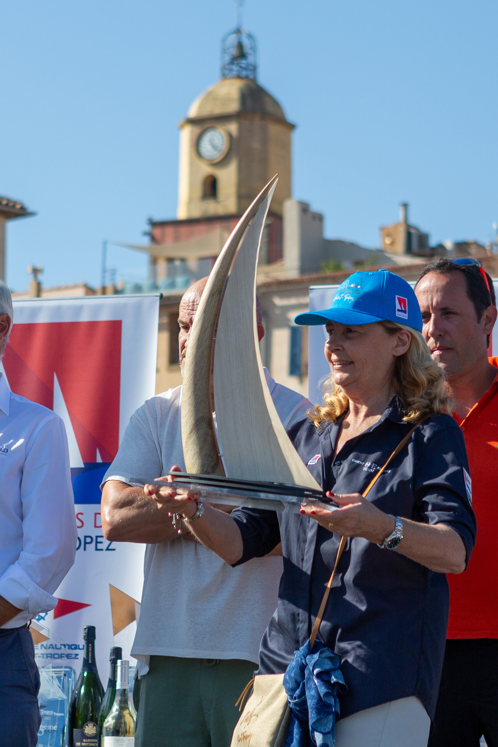 08 10 2023, Saint-Tropez (FRA,83), Les Voiles de Saint-Tropez 2023, Prizegiving classics and moderns