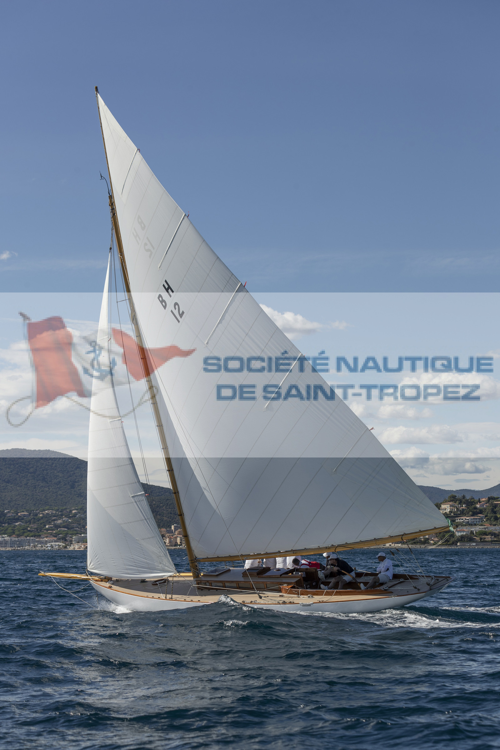 26 09 2020, Saint-Tropez (FRA,83), Les Voiles de Saint-Tropez 2020, Day 1, Training, Finish Yacht Club de France Cup Cannes - Saint-Tropez