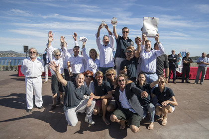 06 10 2017, Saint-Tropez (FRA,83), Les Voiles de Saint-Tropez 2017, jour , Remise des prix