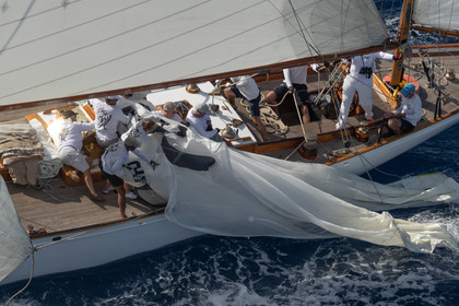 03 10 2023, Saint-Tropez (FRA,83), Les Voiles de Saint-Tropez 2023, Race Day 3, Trophée Rolex, Manitou
