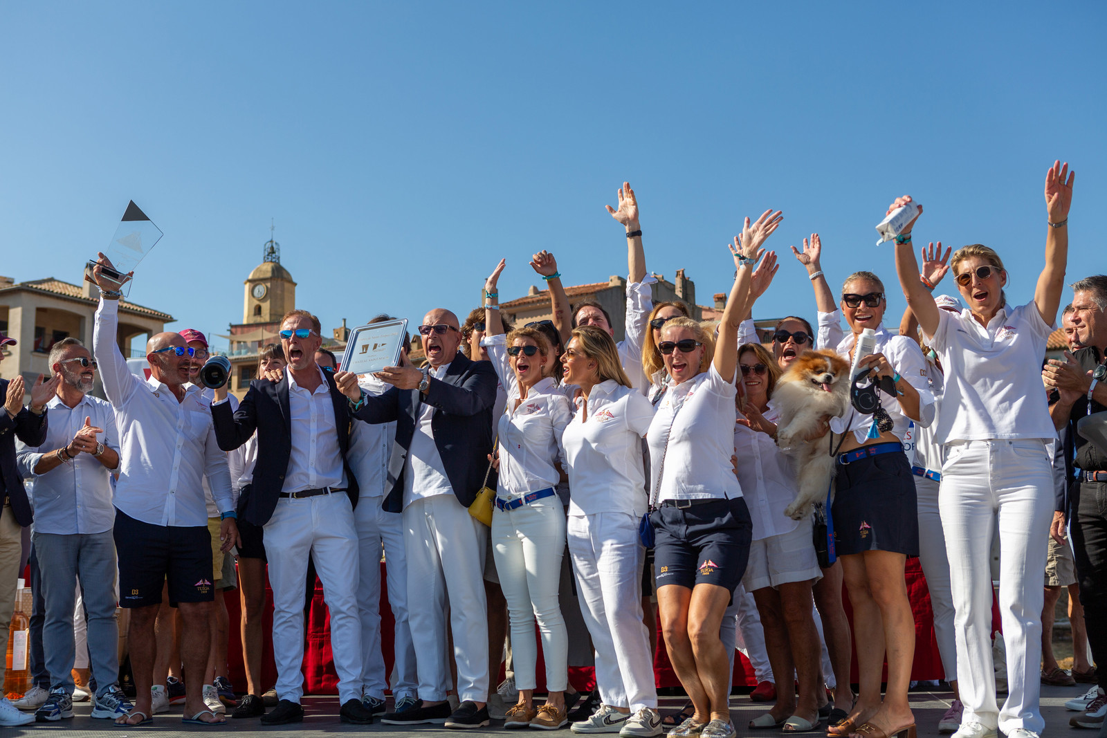 08 10 2023, Saint-Tropez (FRA,83), Les Voiles de Saint-Tropez 2023, Prizegiving classics and moderns