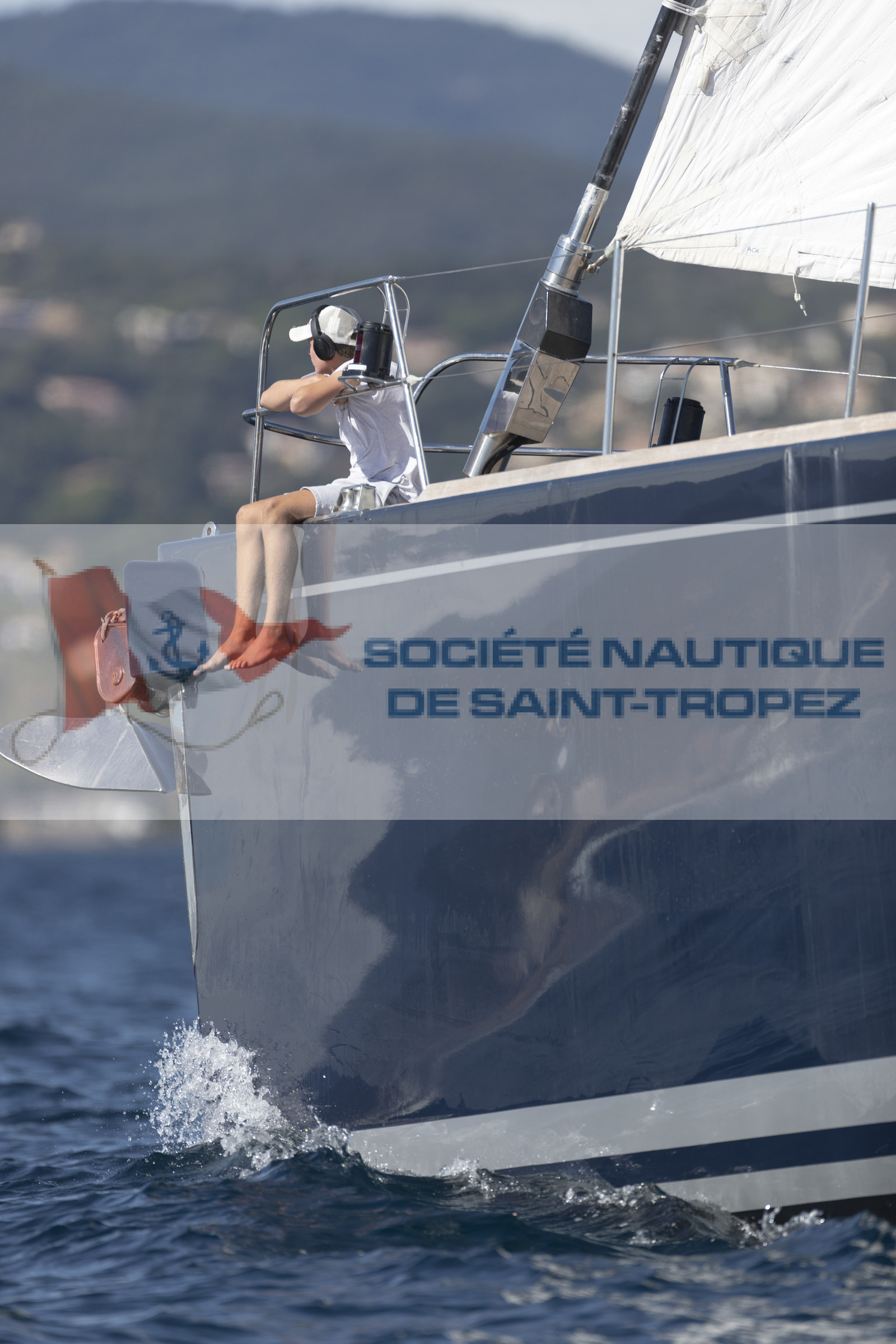 26 09 2020, Saint-Tropez (FRA,83), Les Voiles de Saint-Tropez 2020, Day 1, Training, Finish Yacht Club de France Cup Cannes - Saint-Tropez
