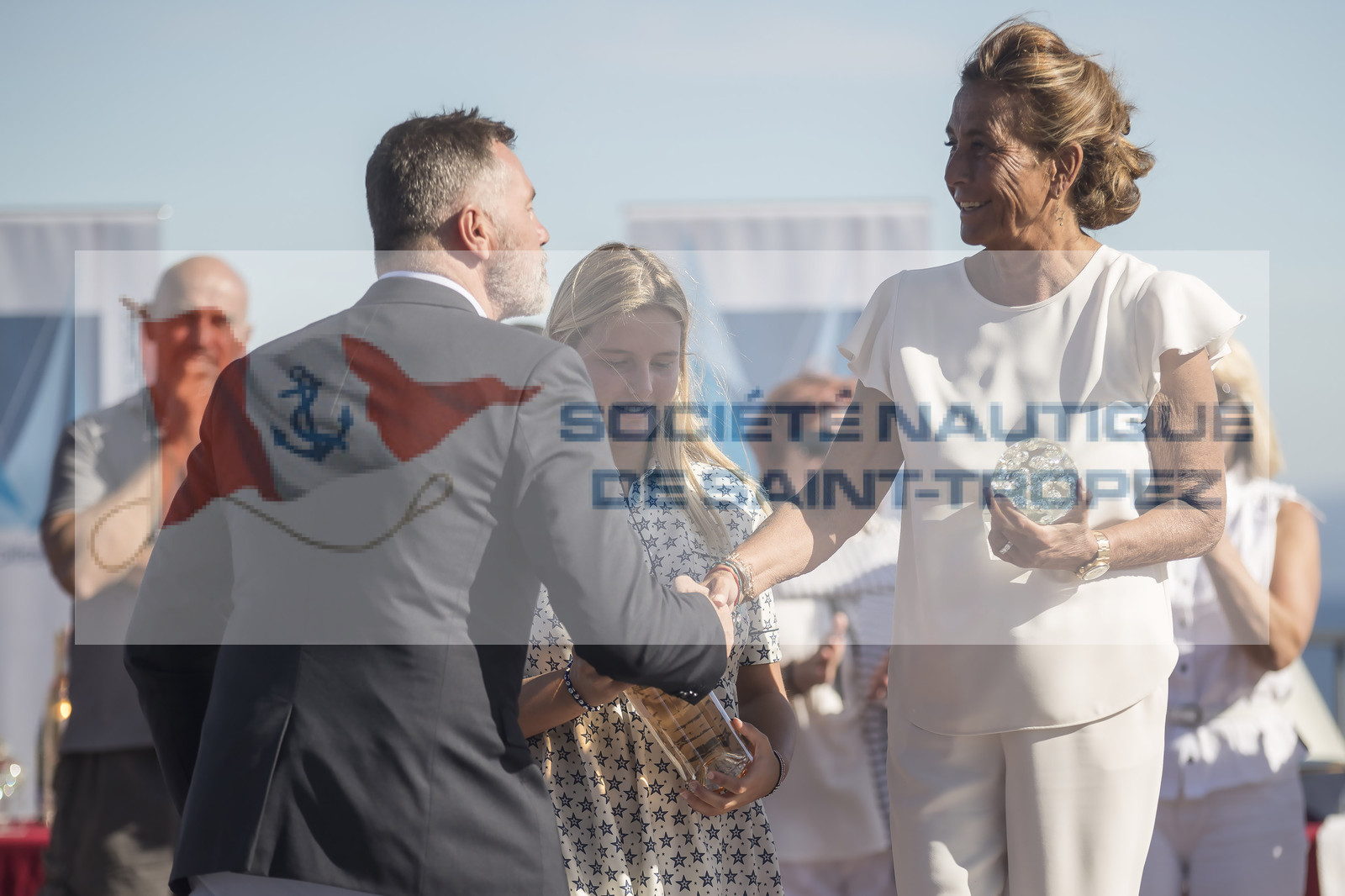 06 10 2017, Saint-Tropez (FRA,83), Les Voiles de Saint-Tropez 2017, jour , Remise des prix