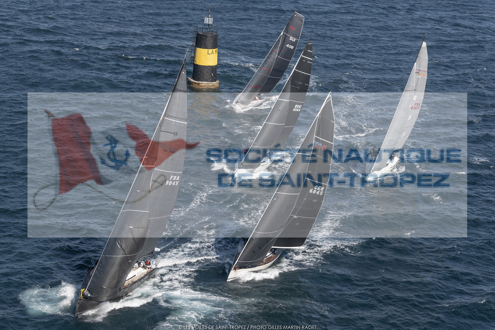 28 09 2022? Saint-Tropez,(FRA,83), Les Voiles de Saint-Tropez 2022 Régate N° 2 poup les modernes, navigation libre pour les grandes goélettes