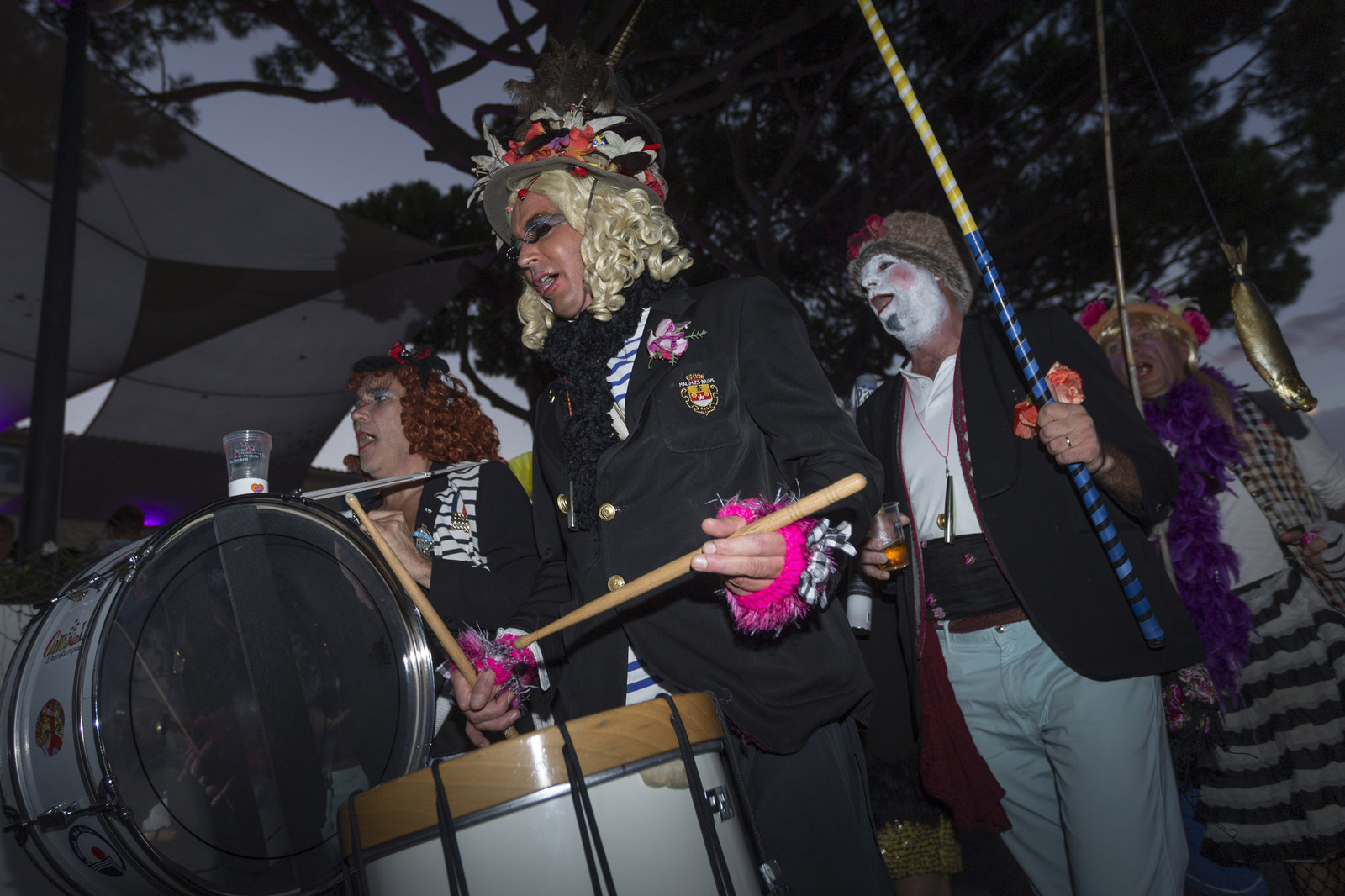 02 10 2014, Saint-Tropez (FRA,83), Voiles de Saint-Tropez 2014, Day 4, défilé des équipages   crew parade