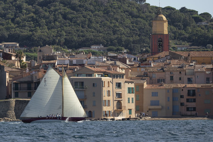 26 09 2020, Saint-Tropez (FRA,83), Les Voiles de Saint-Tropez 2020, Day 1, Training, Finish Yacht Club de France Cup Cannes - Saint-Tropez