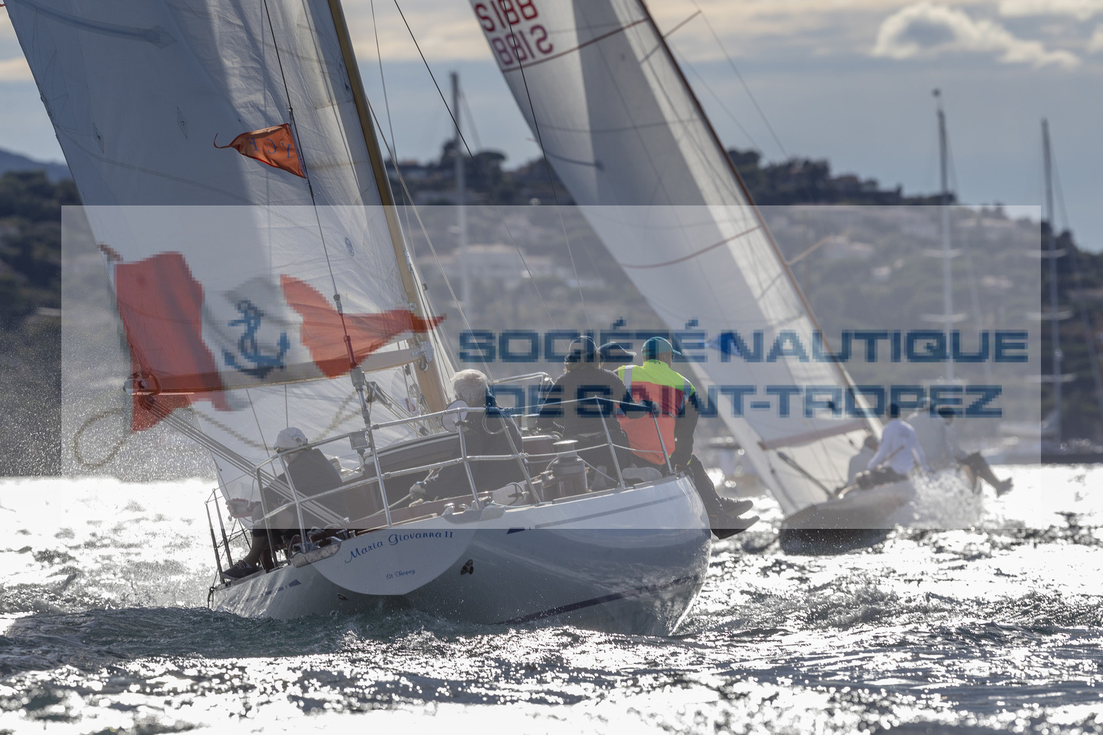 26 09 2020, Saint-Tropez (FRA,83), Les Voiles de Saint-Tropez 2020, Day 1, Training, Finish Yacht Club de France Cup Cannes - Saint-Tropez