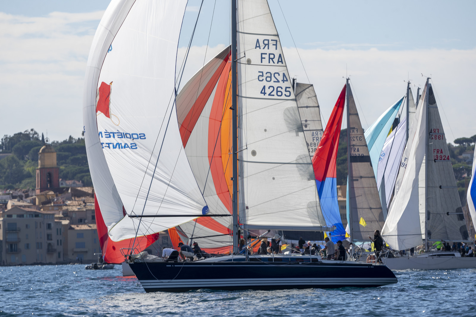 26 09 2022, Saint-Tropez (FRA,83), Voiles de Saint-Tropez 2022, Premier jour de course pour les IRC - ENtraînements pour les classiques