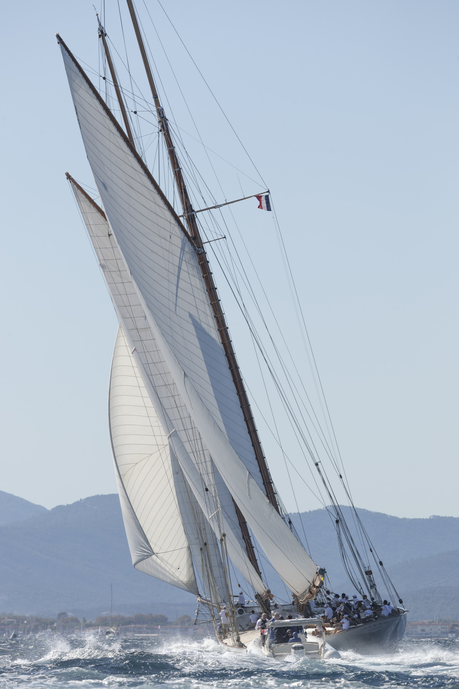 26 09 2022, Saint-Tropez (FRA,83), Voiles de Saint-Tropez 2022, Premier jour de course pour les IRC - ENtraînements pour les classiques
