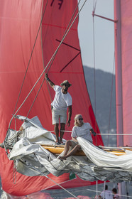 30 09 2018, Saint-Tropez (FRA, 83), Les Voiles de Saint-Tropez 2018, arrivée de Cannes-Saint-Tropez, Coupe du Yacht Club de France
