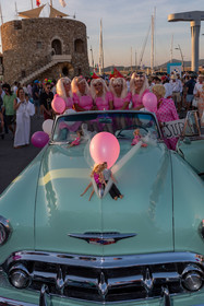 05 10 2023, Saint-Tropez (FRA,83), Les Voiles de Saint-Tropez 2023, RAce Day 5, Défilé des équipages