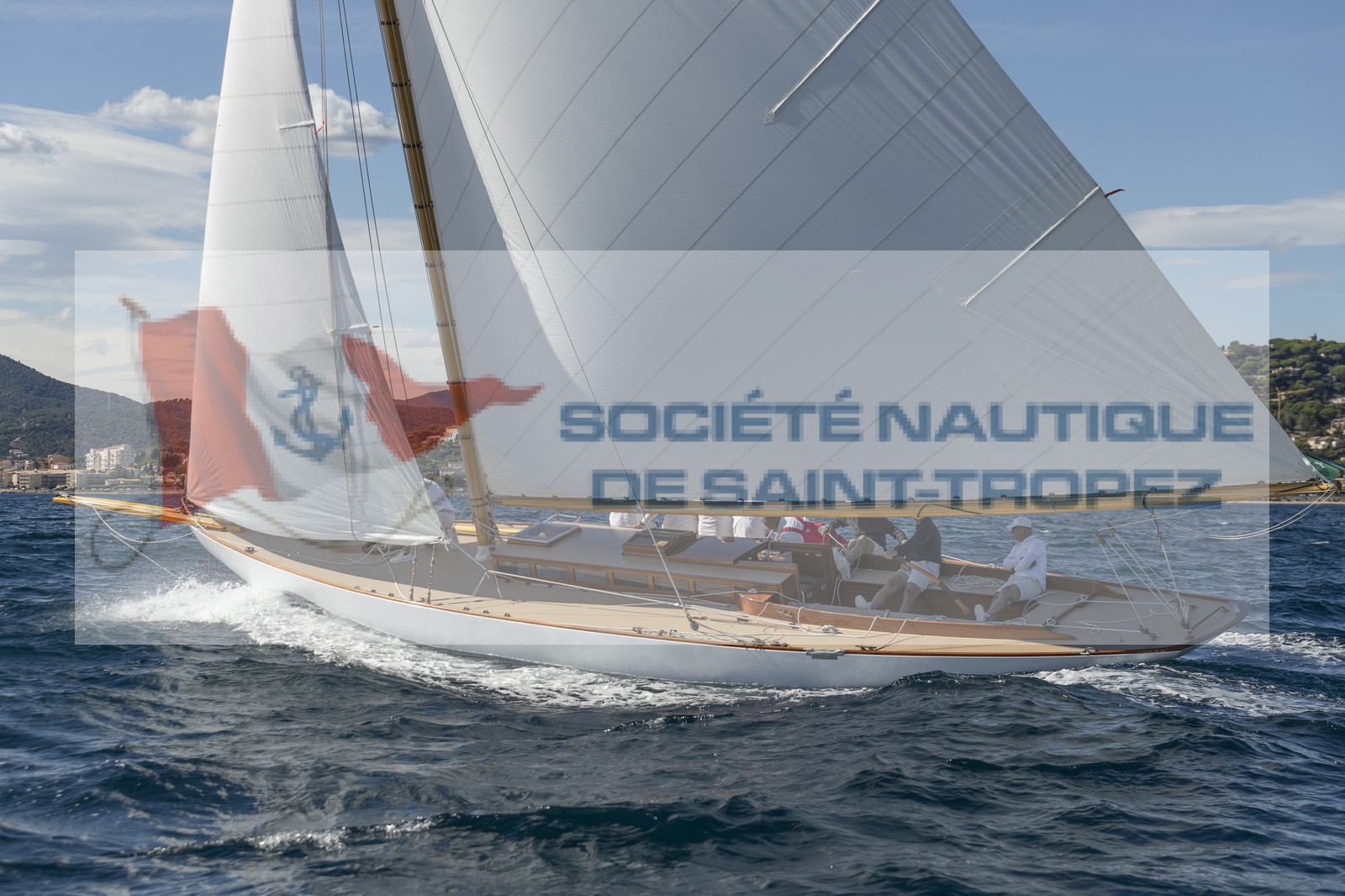 26 09 2020, Saint-Tropez (FRA,83), Les Voiles de Saint-Tropez 2020, Day 1, Training, Finish Yacht Club de France Cup Cannes - Saint-Tropez