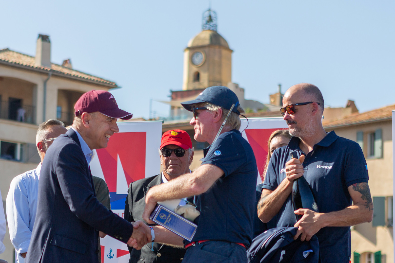 08 10 2023, Saint-Tropez (FRA,83), Les Voiles de Saint-Tropez 2023, Prizegiving classics and moderns