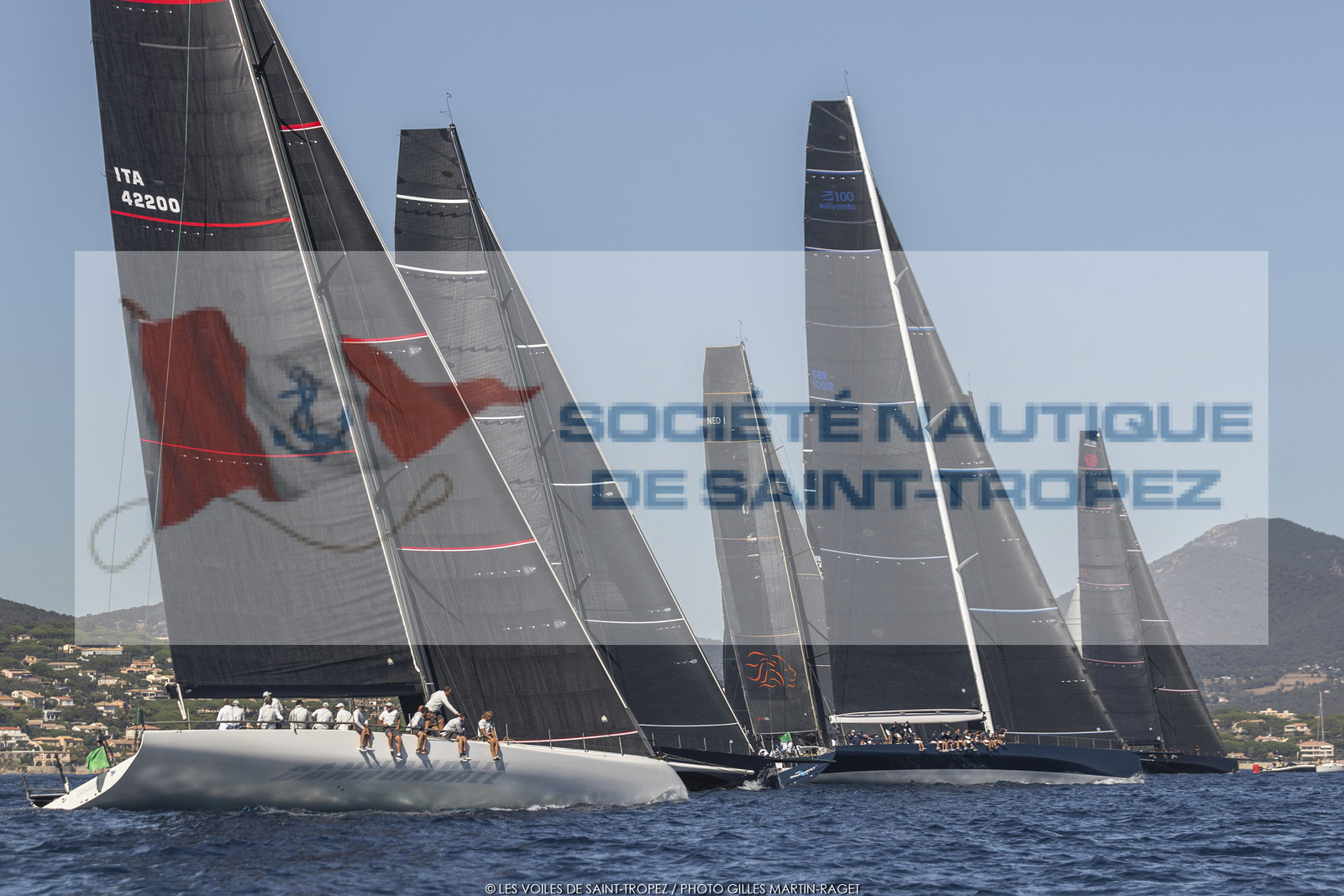 04 10 2022, Saint-Tropez (FRA,83), Voiles de Saint-Tropez 2022, Semaine 2 réservée aux maxis,  race 1