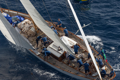03 10 2023, Saint-Tropez (FRA,83), Les Voiles de Saint-Tropez 2023, Race Day 3, Trophée Rolex, Baruna