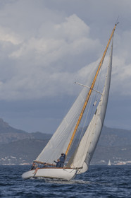 26 09 2020, Saint-Tropez (FRA,83), Les Voiles de Saint-Tropez 2020, Day 1, Training, Finish Yacht Club de France Cup Cannes - Saint-Tropez