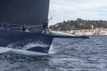 02 10 2022, Saint-Tropez (FRA,83), Voiles de Saint-Tropez 2022,  entraînement des maxis