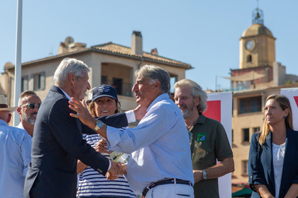 08 10 2023, Saint-Tropez (FRA,83), Les Voiles de Saint-Tropez 2023, Prizegiving classics and moderns