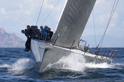 26 09 2020, Saint-Tropez (FRA,83), Les Voiles de Saint-Tropez 2020, Day 1, Training, Finish Yacht Club de France Cup Cannes - Saint-Tropez
