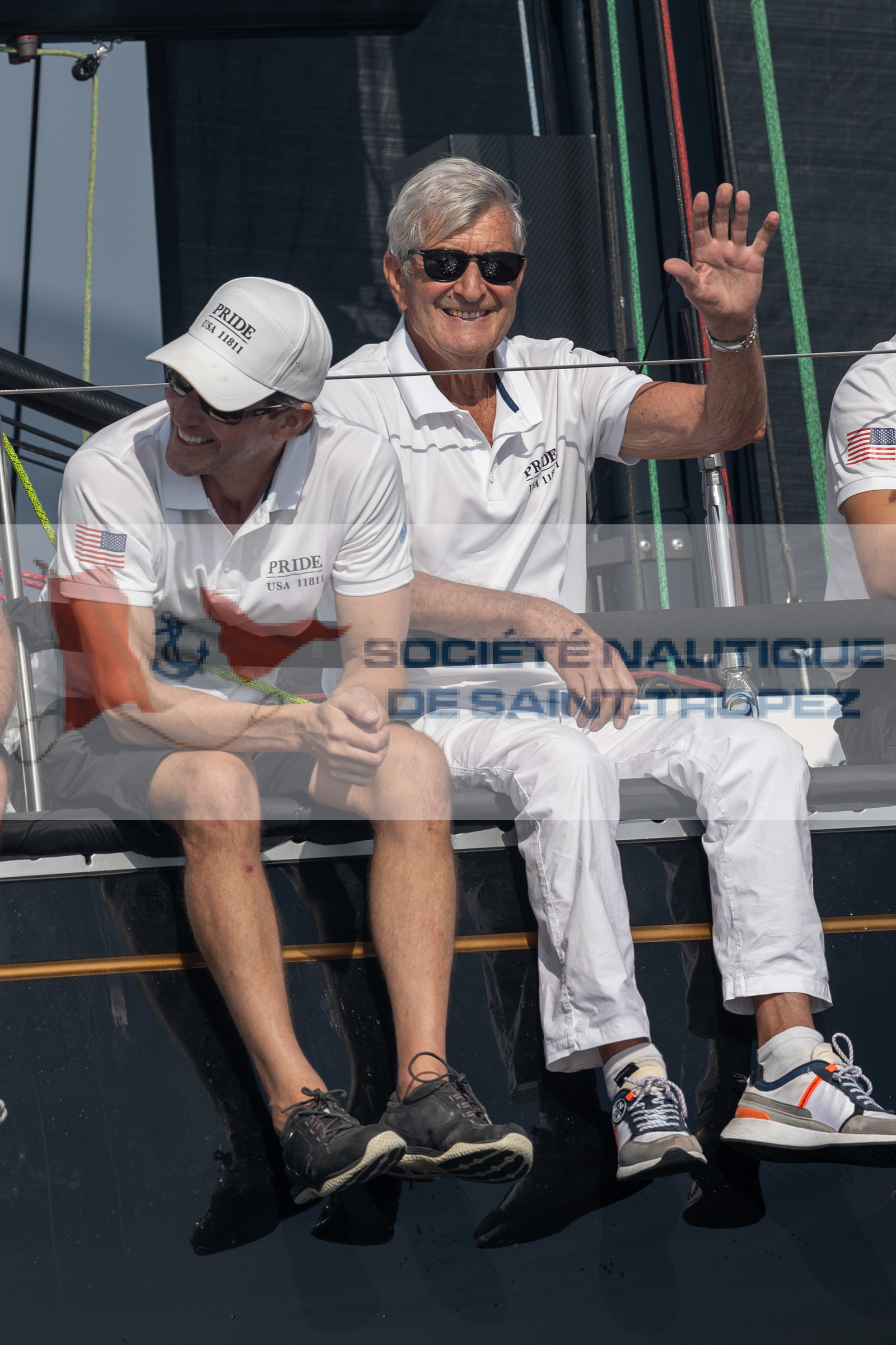 05 10 2023, Saint-Tropez (FRA,83), Les Voiles de Saint-Tropez 2023, Race Day 5, Défi Pride Vs Ikra