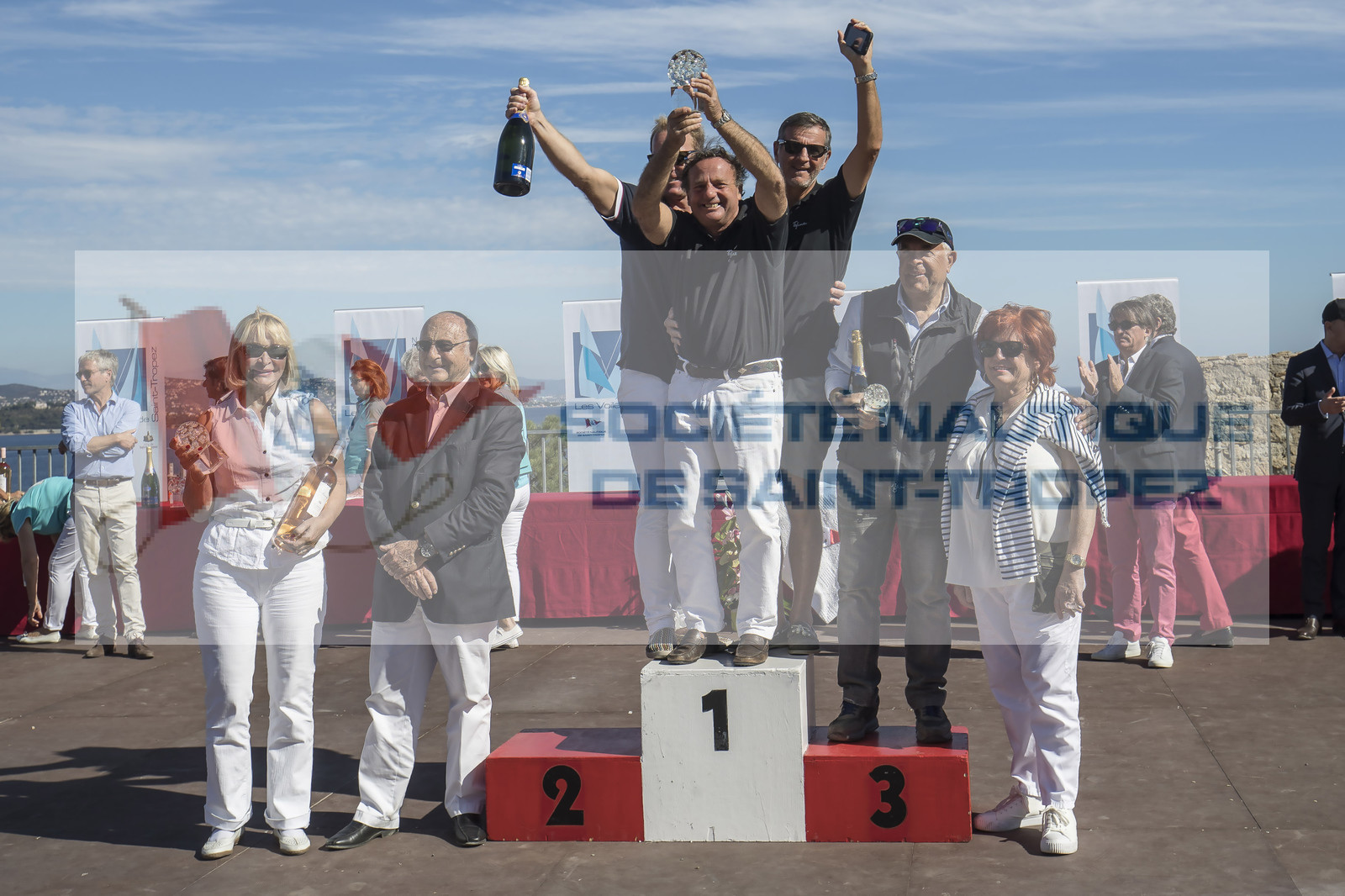 06 10 2017, Saint-Tropez (FRA,83), Les Voiles de Saint-Tropez 2017, jour , Remise des prix