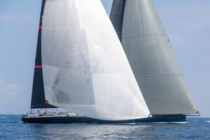03 10 2023, Saint-Tropez (FRA,83), Les Voiles de Saint-Tropez 2023, Race Day 4, Club 55 Cup - Maxis