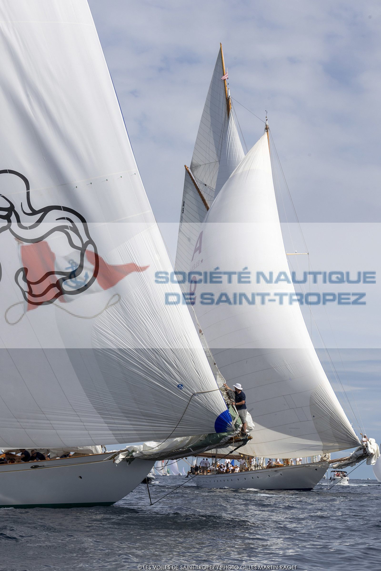 30 09 2022, Saint-Tropez (FRA,83), Voiles de Saint-Tropez 2022, Jour 7, régtes de petit temps