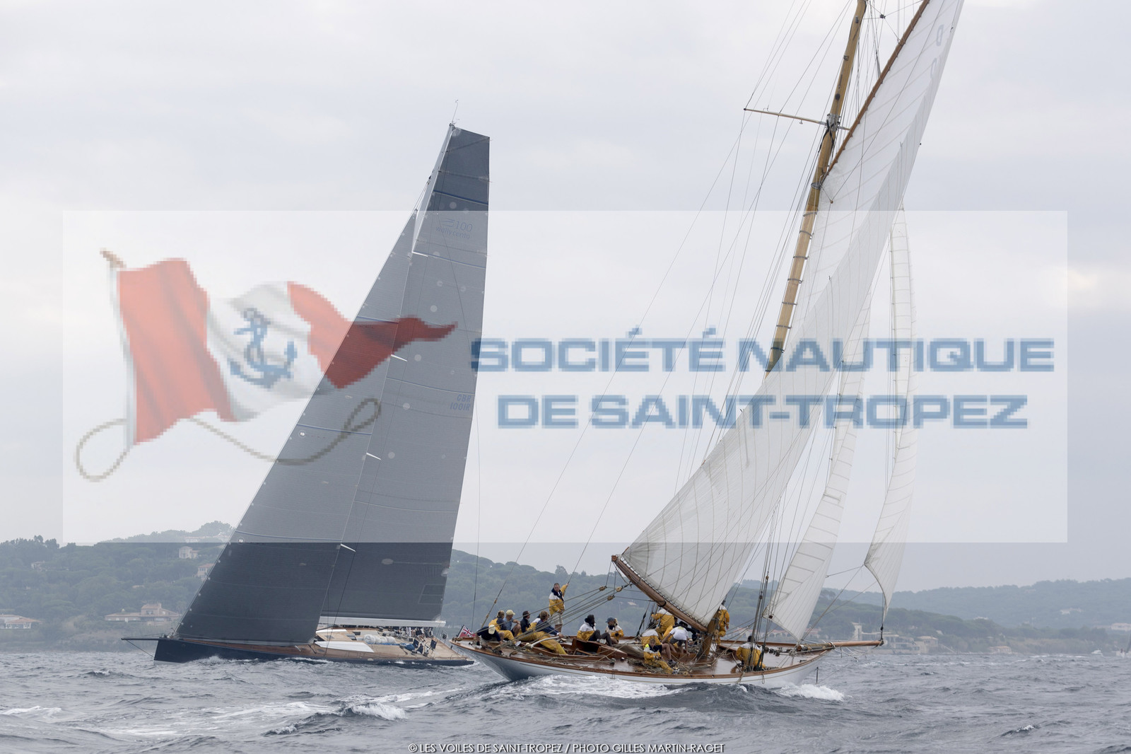 01 10 2017, Saint-Tropez (FRA,83), Les Voiles de Saint-Tropez 2017, Entrainements libres et arrivée de la Coupe du Yacht Club de France