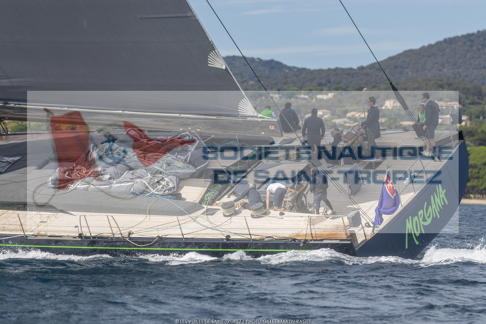 02 10 2022, Saint-Tropez (FRA,83), Voiles de Saint-Tropez 2022,  entraînement des maxis