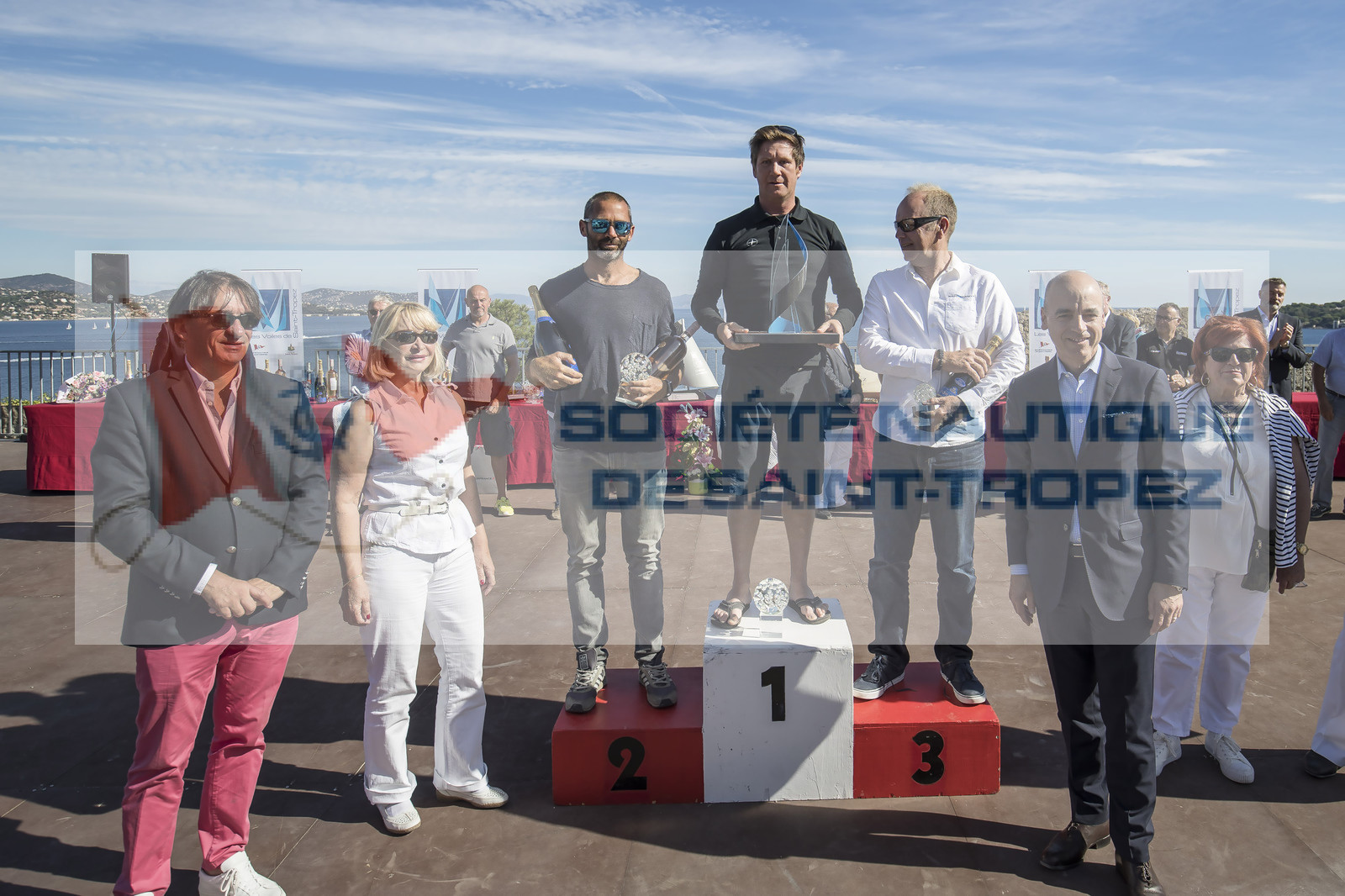 06 10 2017, Saint-Tropez (FRA,83), Les Voiles de Saint-Tropez 2017, jour , Remise des prix