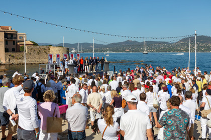 08 10 2023, Saint-Tropez (FRA,83), Les Voiles de Saint-Tropez 2023, Prizegiving classics and moderns