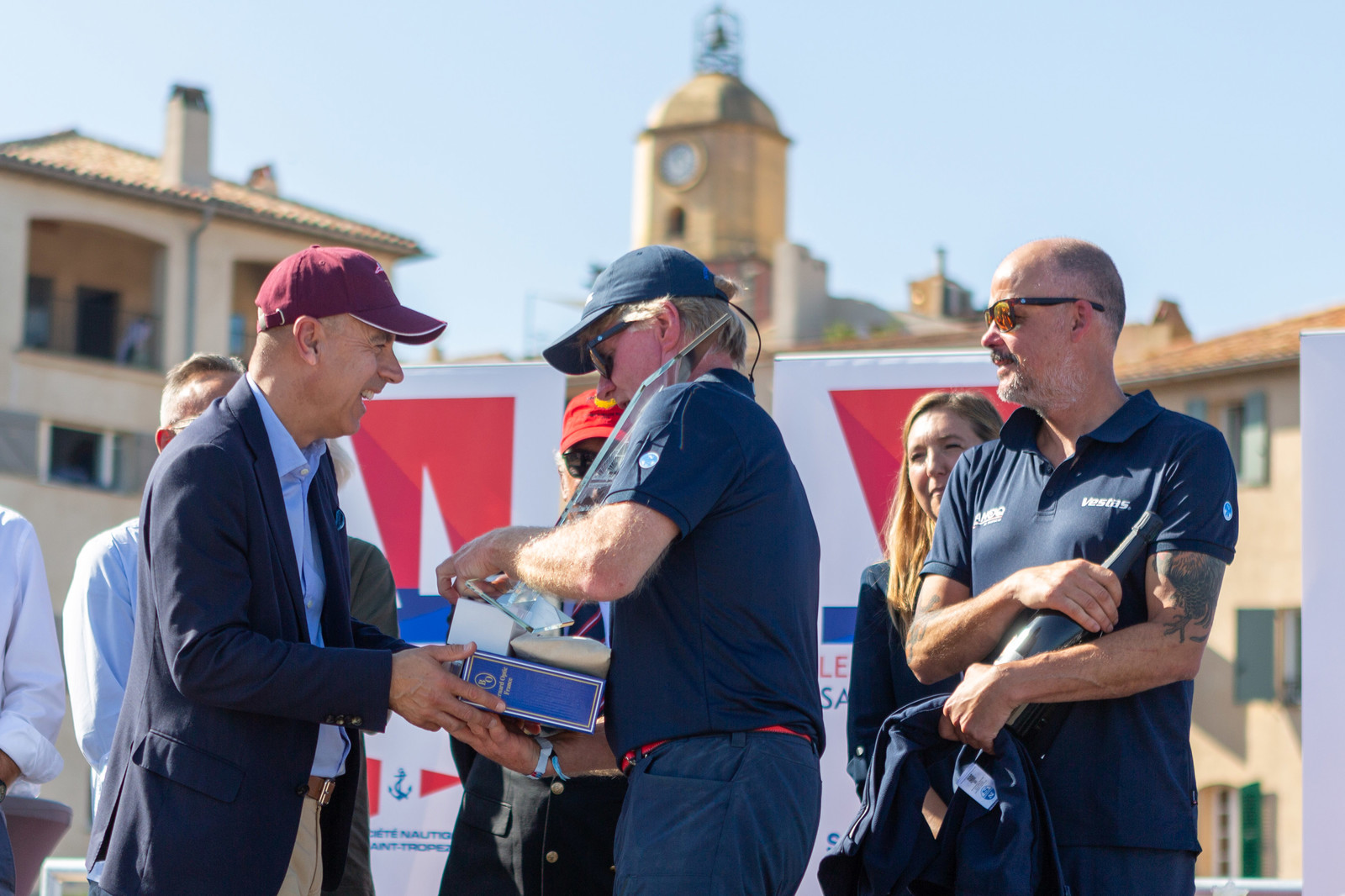 08 10 2023, Saint-Tropez (FRA,83), Les Voiles de Saint-Tropez 2023, Prizegiving classics and moderns