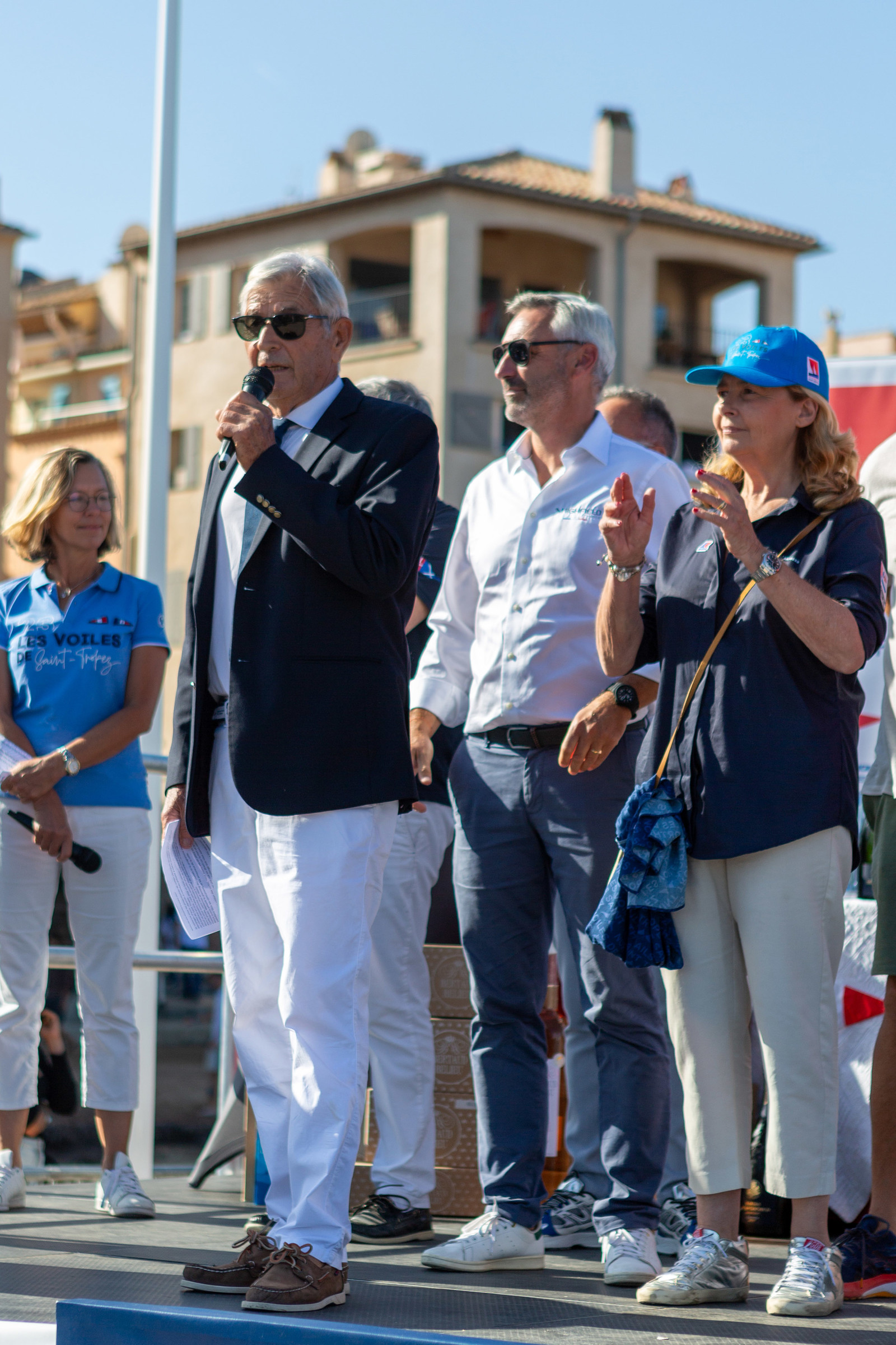 08 10 2023, Saint-Tropez (FRA,83), Les Voiles de Saint-Tropez 2023, Prizegiving classics and moderns