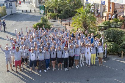 30 09 2021, Saint-Tropez (FRA,83, Voiles de Saint-Tropez 2021, jour 5, l'équipe d'organisation